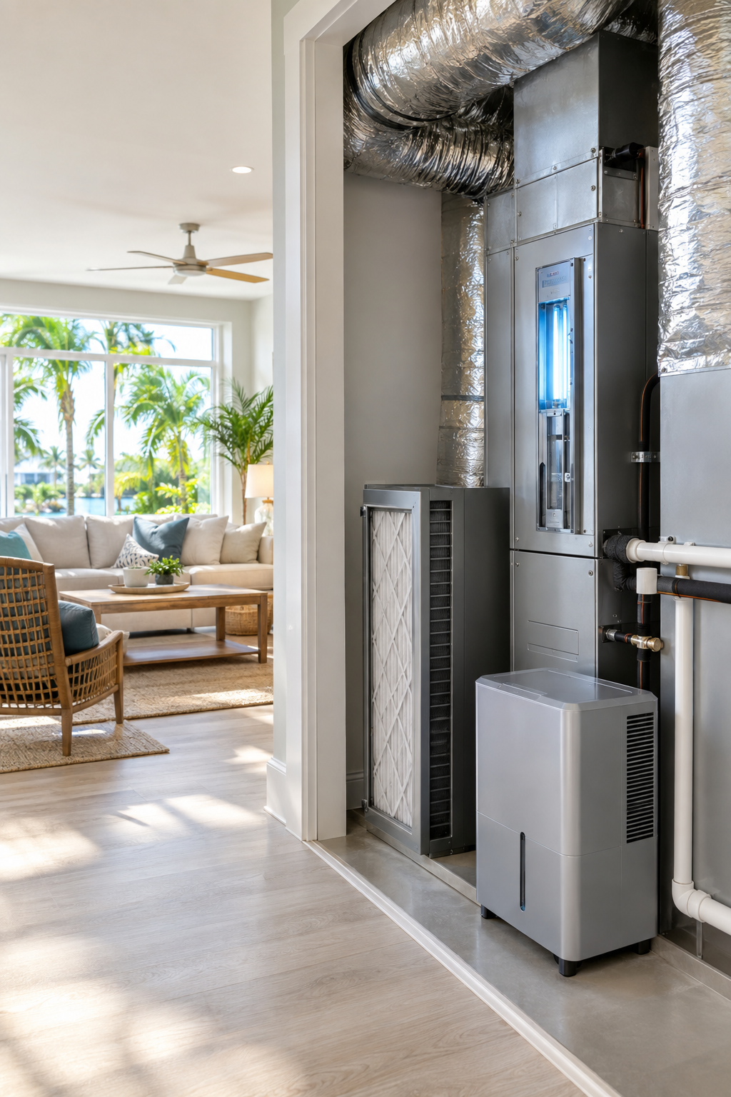 southwest-florida-indoor-air-quality-93yKqJ Modern home HVAC system supporting clean, comfortable indoor air
